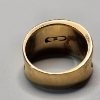 Image 5 : Vintage 14K Yellow Gold Raised Panther Ring - Size 6.5 - TW: 8.7g