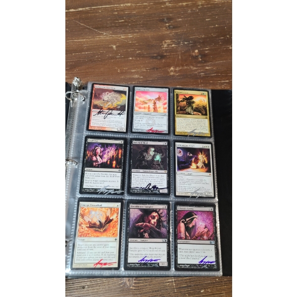 Large Assortment Of Magic The Gathering Cards Including Signed, Holos & Common Cards