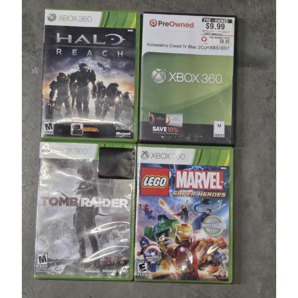 Four XBox 360 Video Games In Great Condition! 