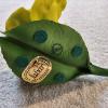 Image 3 : Vintage Capodimonte Italian Porcelain Sculpture of a Single Yellow Rose
