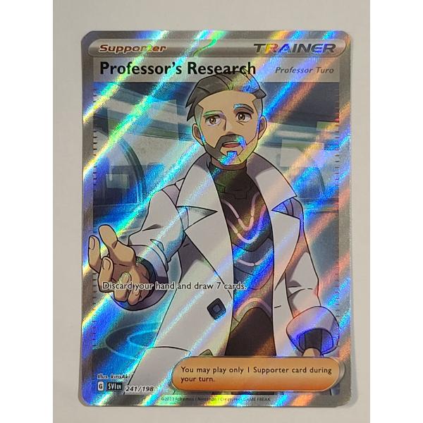 Professor's Research Professor Turo (241/198) Ultra Rare Full Art Holo Pokemon Card 