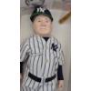 Image 3 : BASEBALL COLLECTIBLE EFFANBEE  #7651 BABE RUTH  DOLL - NEW IN BOX - 16" TALL W STAND - SEE PICS