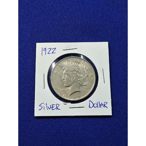 1922 Silver Peace Dollar 