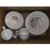 Image 5 : *Pick Up At Mantua Home-No Shipping Available* Like New Farm Print Matching Dish Set, Vintage Punch 