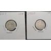 Image 1 : 1887 & 1888 Seated Liberty 90% Silver Dimes 