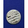 Image 2 : 1/2 oz .999 Fine Silver - Golden State Mint - Silver Eagle and U.S. Flag Round