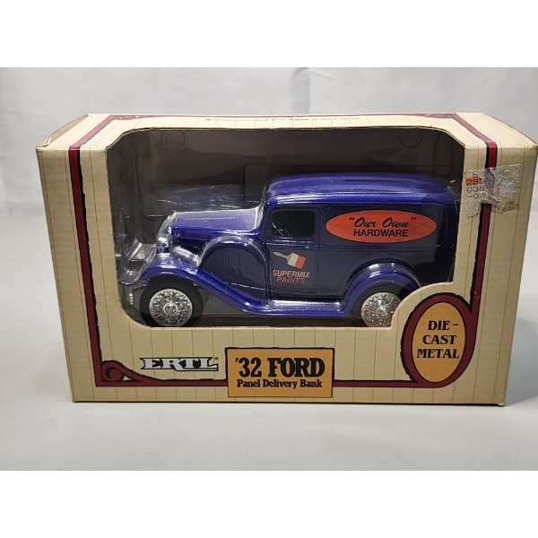 Ertl '32 Panel Delivery Van 1/25 Scale Collectible Diecast Coin Bank