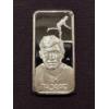 Image 1 : Vintage Jim Thorpe NFL Football One Ounce .999 Fine Silver Pure Silver Bar - Excellent Condition
