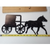 Image 4 : Home Interiors & Gifts: Horse and Buggy Metal Hangable Wall Art