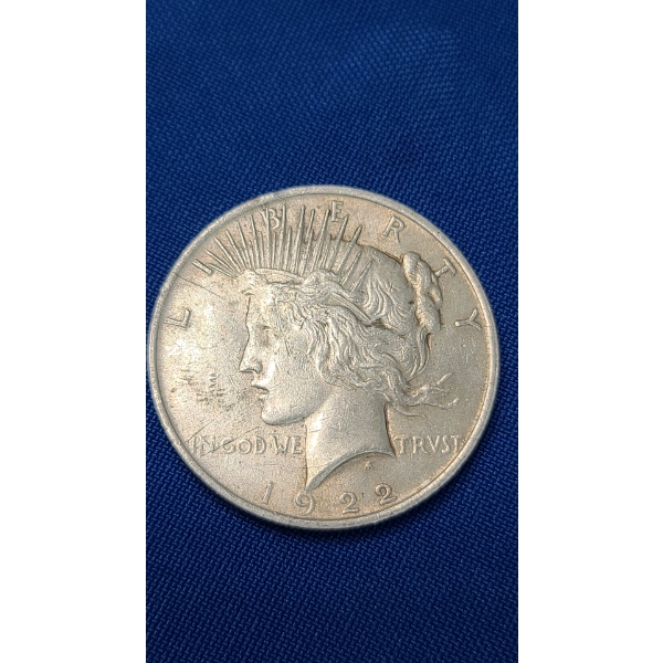 1922 Silver Peace Dollar 