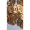 Image 2 : (2) Rolls Of Old Canadian 1 Cent Coins - AU Condition- Face Value: $ 0.99