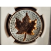 Image 4 : NGC Reverse Proof 70 Canada 2022 Silver 1 Oz Maple Leaf Super Incuse Rose Gilt