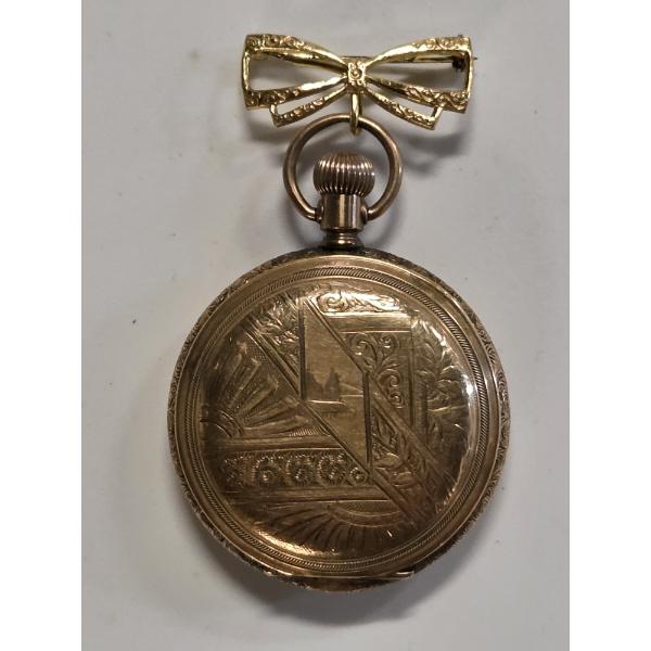 Wonderful Vintage Gold Filled Ladies Elgin Pin Watch 