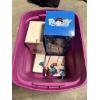 Image 8 : *Pick Up At Mantua Home-No Shipping Available* Pink Storage Tote - Snowman Figurine with Push Button