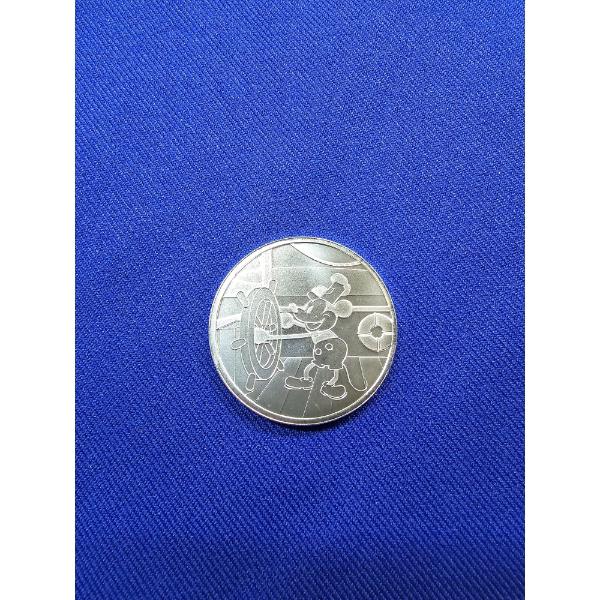 1928 Disney Mickey Mouse "Steamboat Willie" 1 oz .999 Fine Silver Round