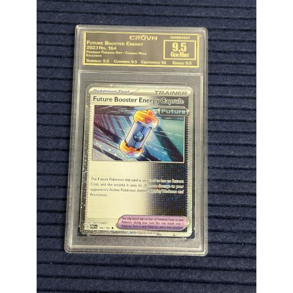 2023 Graded collectible Pokémon TCG card -Future Booster Energy Capsule (#164/182) from the Paradox 