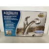 Image 1 : Brand New AQUALIFE Brushed Nickel Finish Kitchen Faucet - High Quality - New In Box