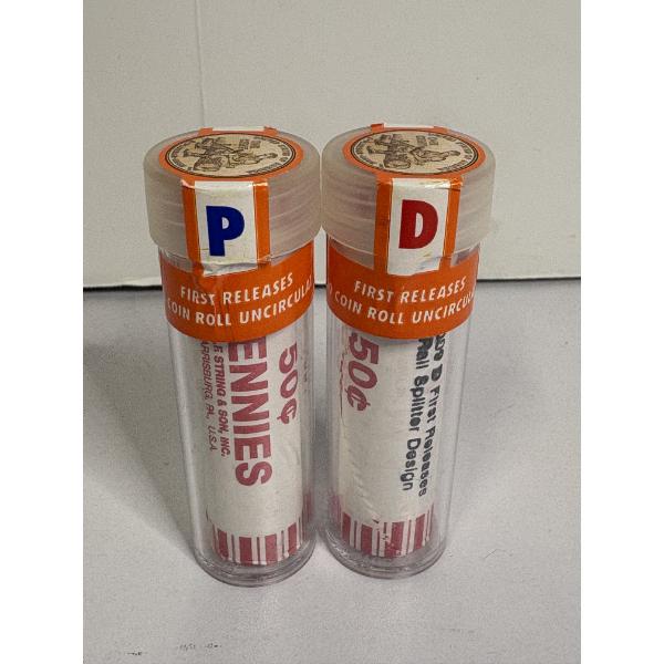 2009 P and D First Releases Union Shield Design Pennies in Sealed Plastic Containers, FV $1