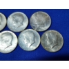 Image 3 : x7 Assorted Years 40% Silver Kennedy Half Dollars FV: $3.50