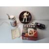 Image 1 : Elvis Presley Collectibles: Postcard Stein, Mugs, Car, Working Light-Up Sign