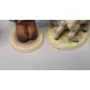 Image 7 : (5) Vintage Collectible Hummel Goebel West Germany Porcelain Figurines/Candle Stick Holder