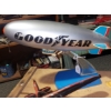 Image 2 : Vintage 3 Pcs Aircraft Collection - Metal Goodyear Blimp & 2 Metal Aeroplanes - As Shown