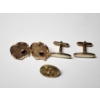 Image 5 : Assorted Costume Gold-Tone Cufflinks and Pin