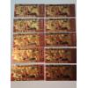 Image 8 : x10 Assorted Anime "One Piece" 999999 24K Gold Foil Banknotes Set
