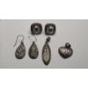 Image 1 : Sterling Silver Earrings & Pendants - Total Weight: 18.1g