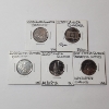 Image 1 : Lot of 5 Assorted Canadian Commemorative Quarters - BU/U
