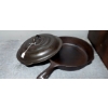 Image 2 : Antique Cast Iron Covered Skillet With Self Basting Lid 10.5 Inch - Exc Condition