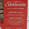 Image 5 : NEW IN BOX!!! Sunbeam Velvet Heated Throw (50x60")