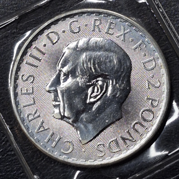 2024 Great Britain  1 Oz .999 Silver Cameo Proof  2 Pound Coin