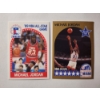 Image 1 : Two 1990 Michael Jordan NBA Basketball Trading Cards ~ Both In Near Mint Condition!
