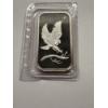 Image 1 : Limited Edition 1 Troy Oz Silvertowne Mint .999 Fine Silver Landing Eagle Bar - Mint Condition