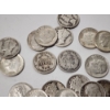 Image 7 : x20 Assorted U.S. 90% Silver Dimes: Seated Liberty, Barber, Mercury, Roosevelt FV: $2.00