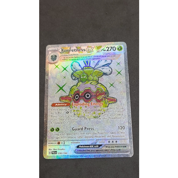2023 Forretress EX Ultra Rare 230/193 Holo Pokémon Card