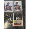 Image 3 : Lot of 6 Deion Sanders Baseball Cards In Protector 