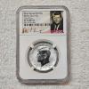 Image 1 : 2018-S 90% Silver Kennedy Half Dollar (Light Finish variety) graded PF 70 Reverse Proof by NGC