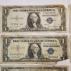 Image 2 : Six Assorted United States $1 Blue Seal Silver Certificates FV: $6.00
