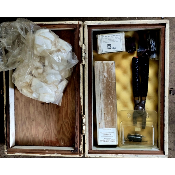 Gun Accessories in Wooden Box