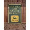Image 1 : John Deere Metal Sign - 12x18