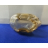 Image 6 : Antique Anchor Hocking Marigold Marathon/Ohio Oil Carnival Glass Piggy Bank - 4in Long