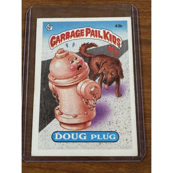 1985 Garbage Pail Kids - Charred Chad & Doug Plug Cards - 54B & 43B - Mint Condition
