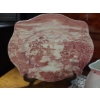 Image 2 : Large 12 Pcs Vintage Johnson Bros England - "Enchanted Garden" Pink Porcelain Set - Perfect
