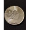 Image 2 : 2021 Canadian Maple Leaf One Troy Ounce .9999 Fine Silver - Mint Condition