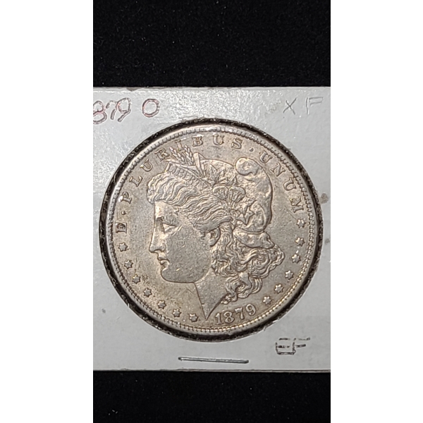 1879-O Morgan Silver Dollar - Like XF Condition! - 90% Silver US Coin