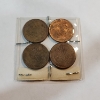 Image 5 : Four 1957-D Lincoln Wheat Cents, Mint Errors: Bottom of "B" Filled 