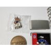 Image 6 : Lot of Assorted Items: Coin Jewelry, Gold-Filled Heart Pendant, Money Clip, Nascar Coin, Popeye Pin