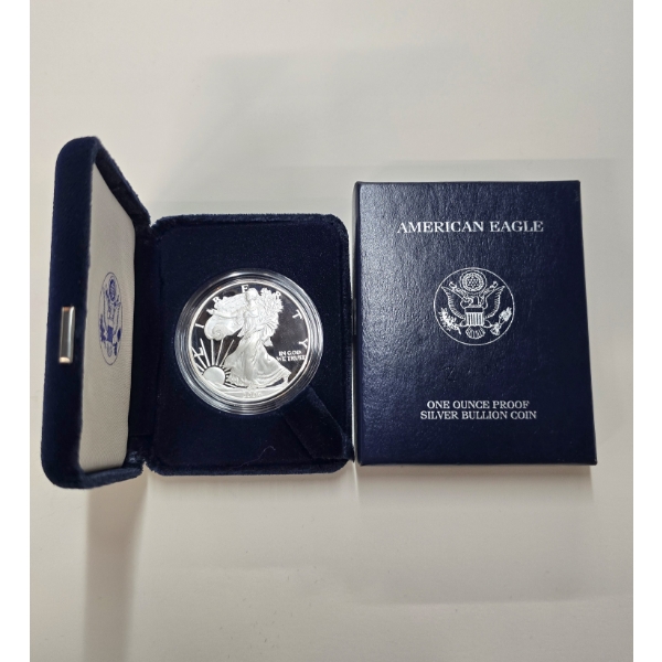 2006 - W American Eagle 1oz Silver Proof with Case and Box